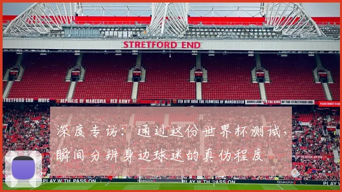 深度专访:通过这份世界杯测试,瞬间分辨身边球迷的真伪程度