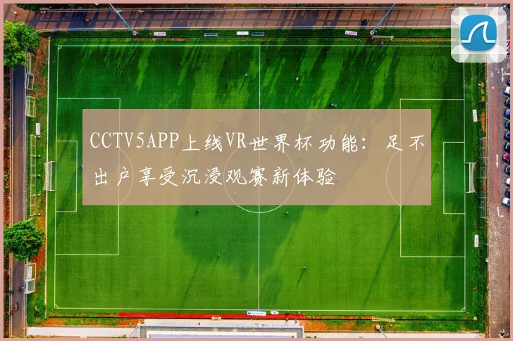 CCTV5APP上线VR世界杯功能:足不出户享受沉浸观赛新体验